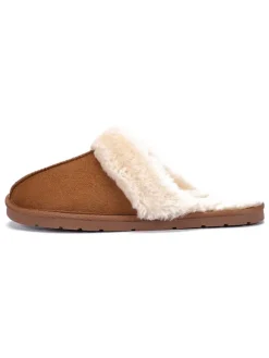 Pantoffels "Emesta" lichtbruin