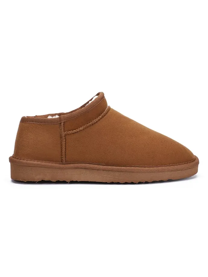 Pantoffels "Fiaza" lichtbruin