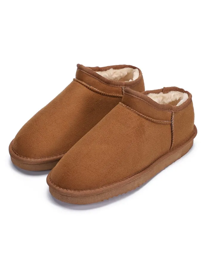 Pantoffels "Fiaza" lichtbruin