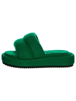 Pantoffels "Fluffy" groen