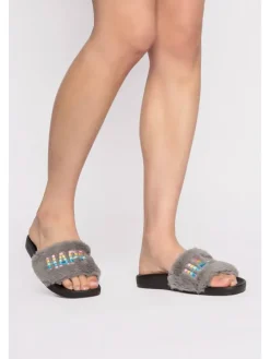 Pantoffels grijs