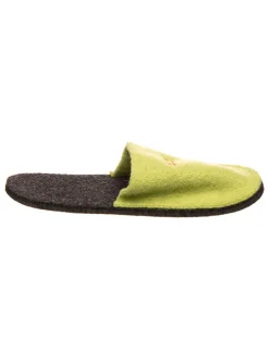 Pantoffels "Happy" geel