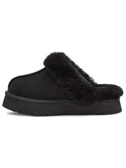 Pantoffels met lamsvacht 