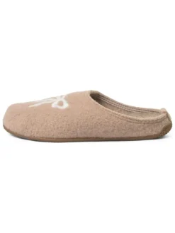 Pantoffels "Mimi Masche" beige