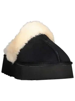 Pantoffels "Oscara" zwart