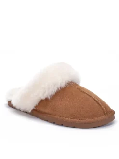 Pantoffels van schapenvacht 
