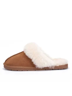 Pantoffels van schapenvacht 
