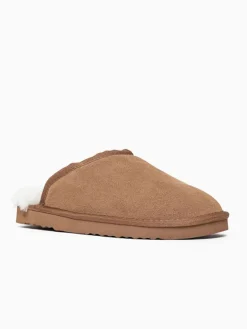 Pantoffels van schapenvacht 