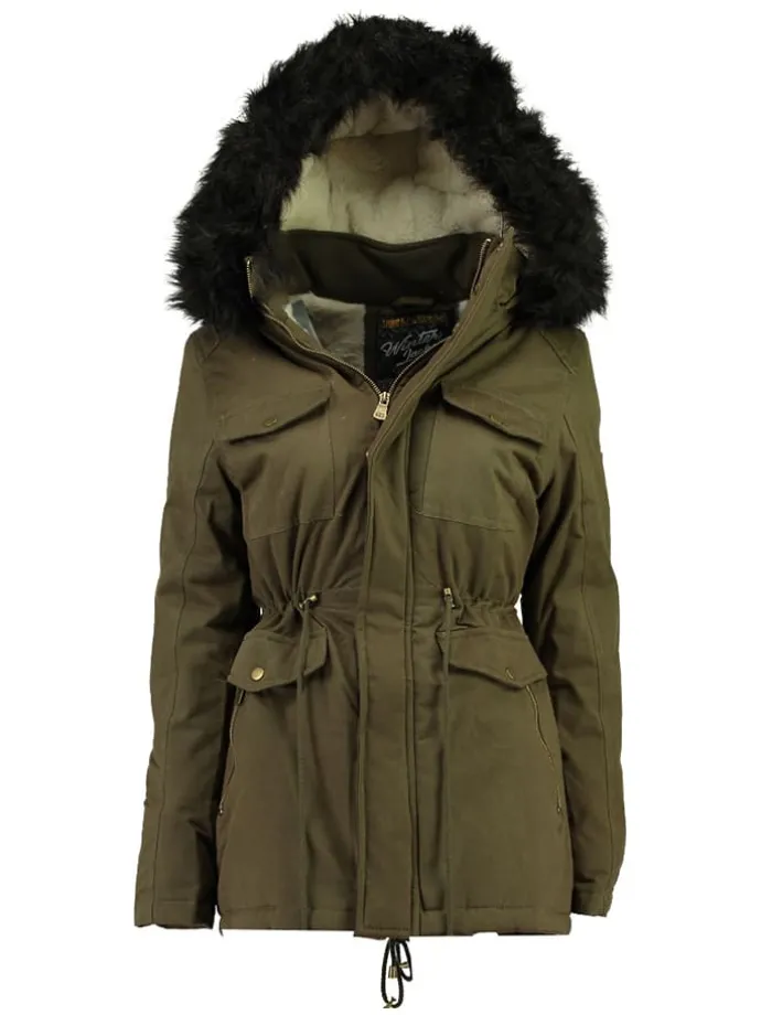 Parka "Celeste" olijfgroen