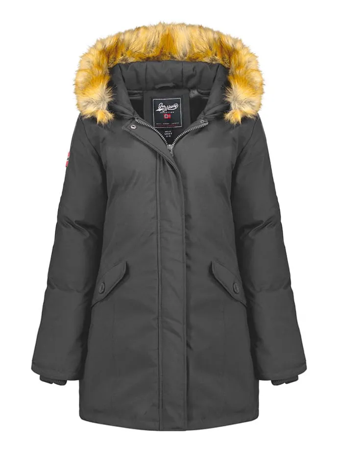 Parka "Dinasty" donkergrijs