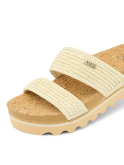 Plateauslippers "Cushion Vista" beige