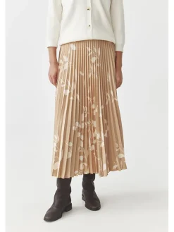 Plissérok beige/crème