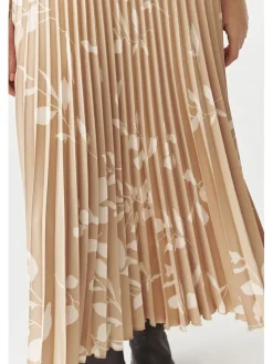 Plissérok beige/crème