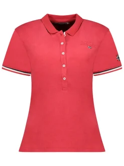 Poloshirt "Kryptonite" rood