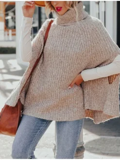 Poncho beige