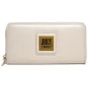 Portemonnee crème - (B)19 x (H)10 x (D)2 cm