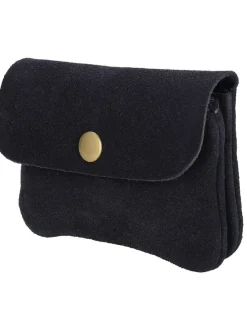 Portemonnee "Elisa" antraciet - (L)11,5 x (H)7,5 x (D)1,5 cm