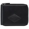 Portemonnee zwart - (B)20 x (H)9 cm