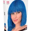 Pruik "Glitzy" blauw