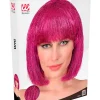 Pruik "Glitzy" roze
