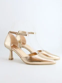 Pumps goudkleurig