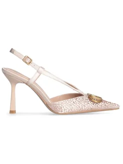 Pumps met bandje beige