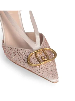 Pumps met bandje beige