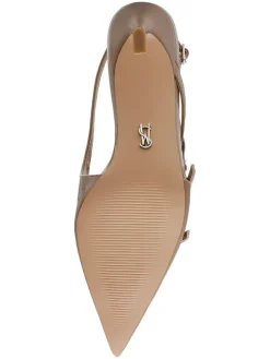 Pumps met bandje beige