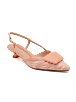 Pumps met bandje lichtroze