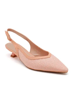 Pumps met bandje lichtroze