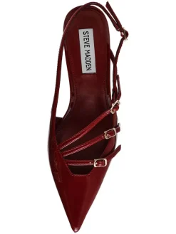 Pumps met bandje rood