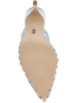 Pumps met bandje zilverkleurig