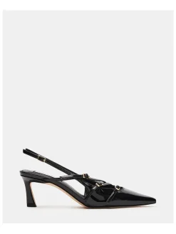 Pumps met bandje zwart
