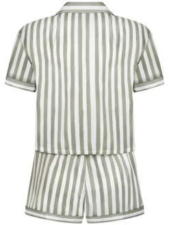 Pyjama kaki/crème