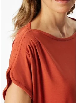 Pyjama terracotta/crème