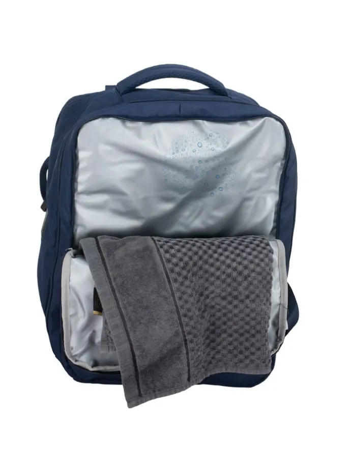 Reis-/businessrugzak donkerblauw - (B)30 x (H)40 x (D)20 cm