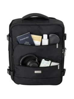 Reis-/businessrugzak zwart - (B)30 x (H)40 x (D)20 cm