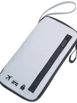 Reisdocumentenetui grijs - (B)26 x (H)14,7 x (D)2,7 cm
