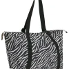 Reistas "Boulder" zwart/wit - (B)67 x (H)39 x (D)19 cm