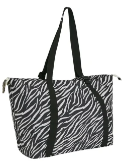 Reistas "Boulder" zwart/wit - (B)67 x (H)39 x (D)19 cm