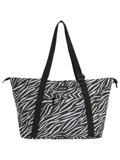 Reistas "Boulder" zwart/wit - (B)67 x (H)39 x (D)19 cm
