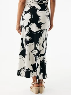 Rok "Azalea" zwart/crème