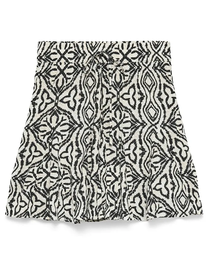 Rok beige/zwart