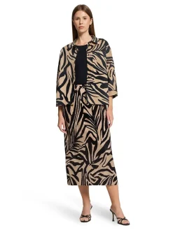 Rok beige/zwart