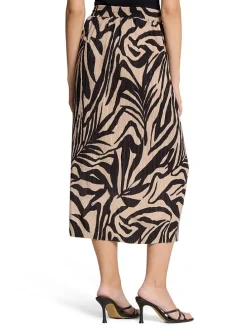 Rok beige/zwart