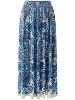 Rok blauw/crème