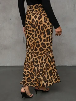 Rok camel/zwart