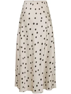 Rok "Clarette" crème/zwart