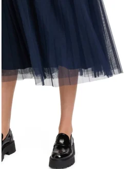 Rok donkerblauw