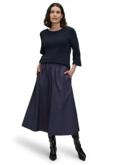 Rok donkerblauw